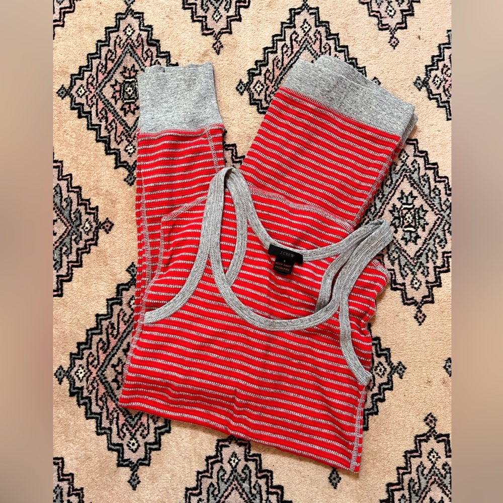J. Crew thermal PJ set